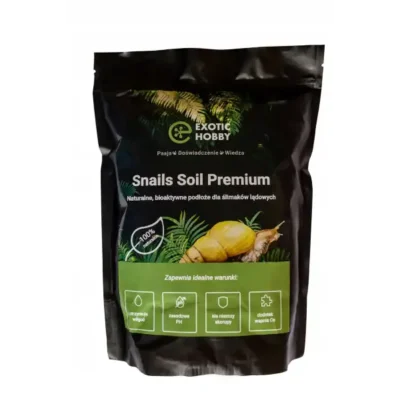 Snails Soil Premium 3L bioaktywne podłoże dla ślimaków lądowych