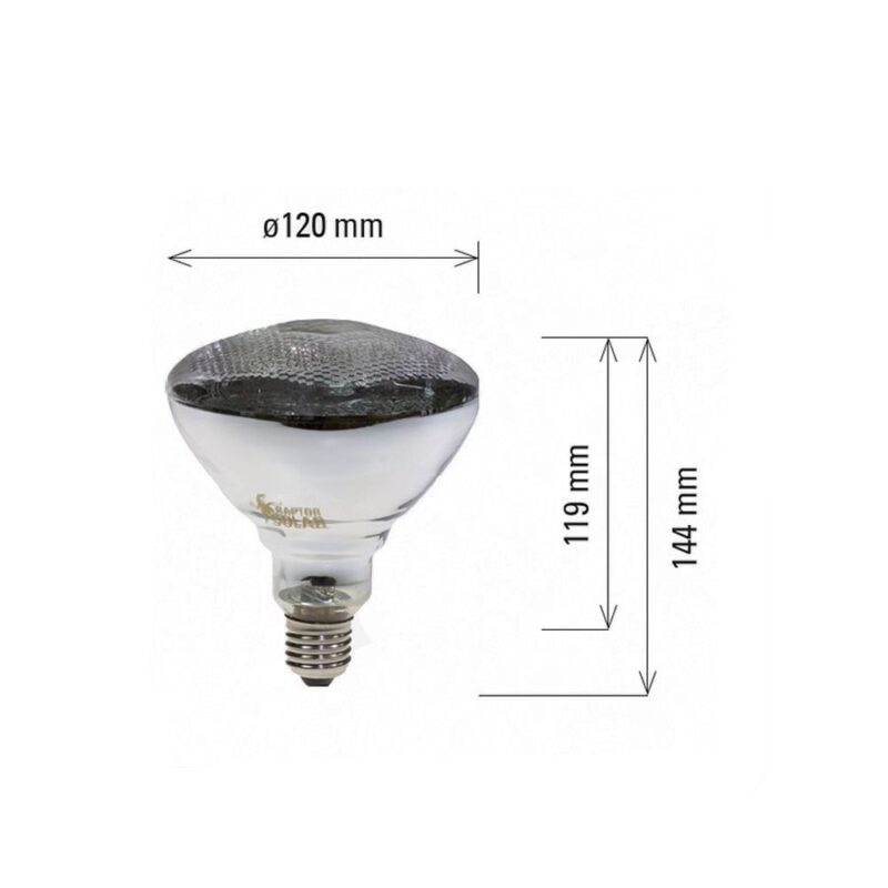 Żarówka rtęciowa 80W MVL UVB