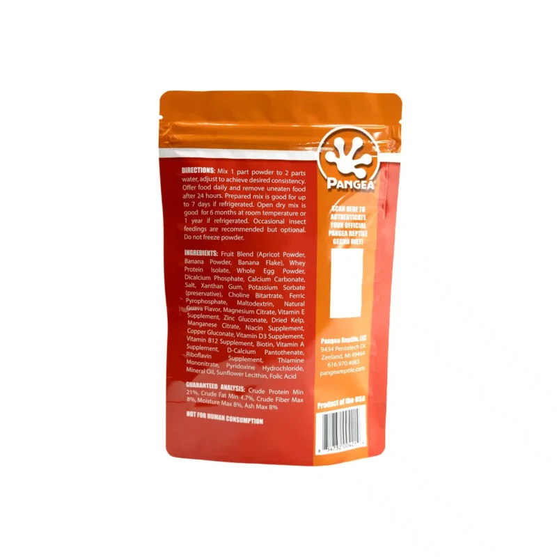 Pangea Apricot 56g pokarm dla gekonów orzęsionych