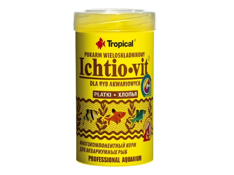 Tropical Ichtio-Vit 1000ml/200g uniwersalny pokarm dla rybek