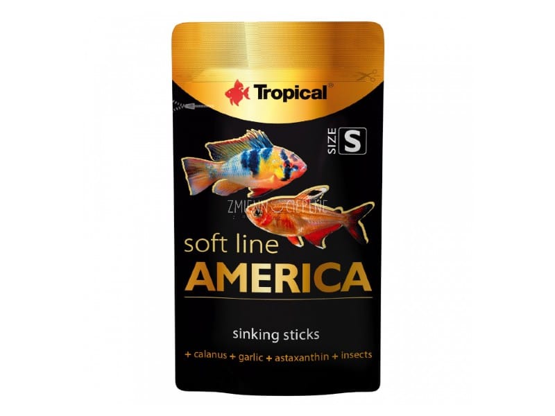 Tropical Soft Line America S 10g torebka pokarm dla rybek