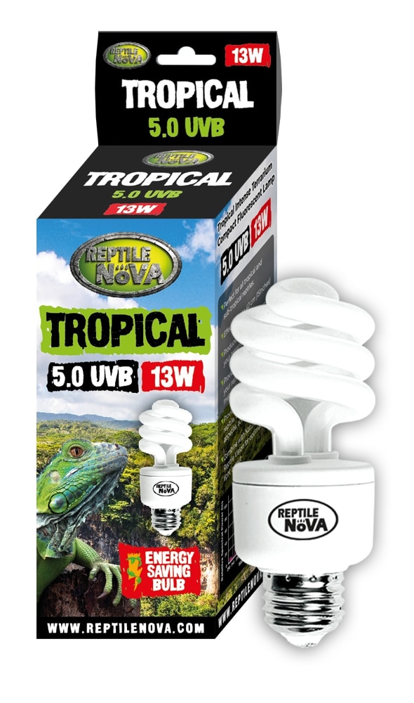 Żarówka Reptile Nova Tropical UVB-13W 5.0 UVB
