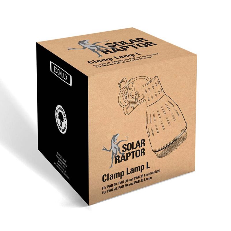 Oprawa Solar Raptor ClampLamp z klipsem + żarówką MVL 80