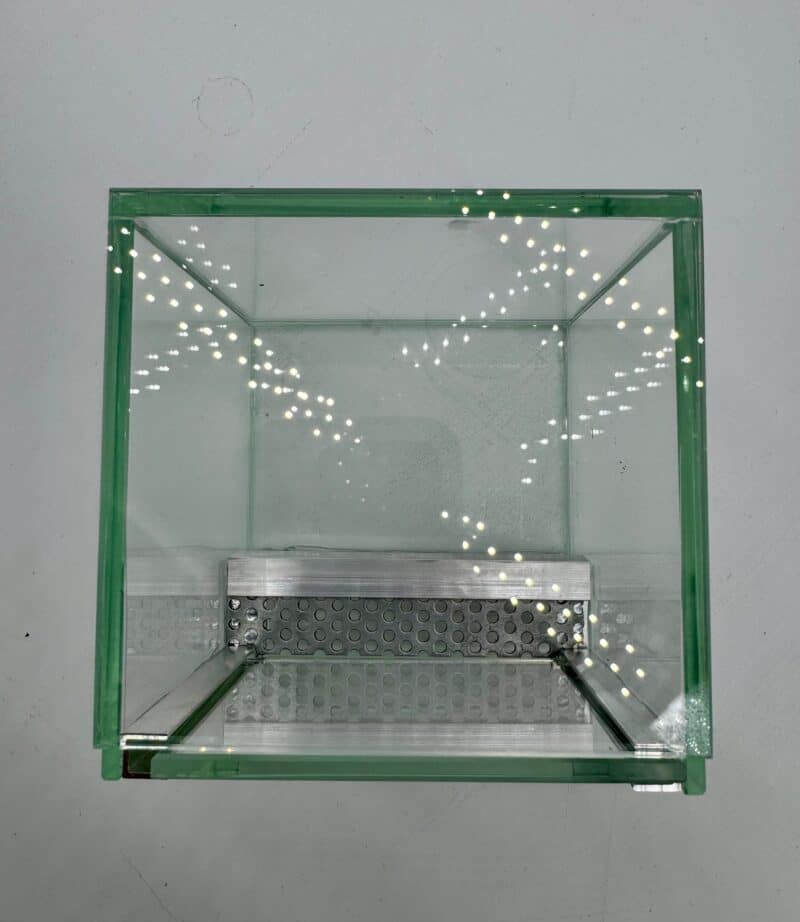 Nano terrarium dla pająka gilotyna z wentylacją 10x10x10