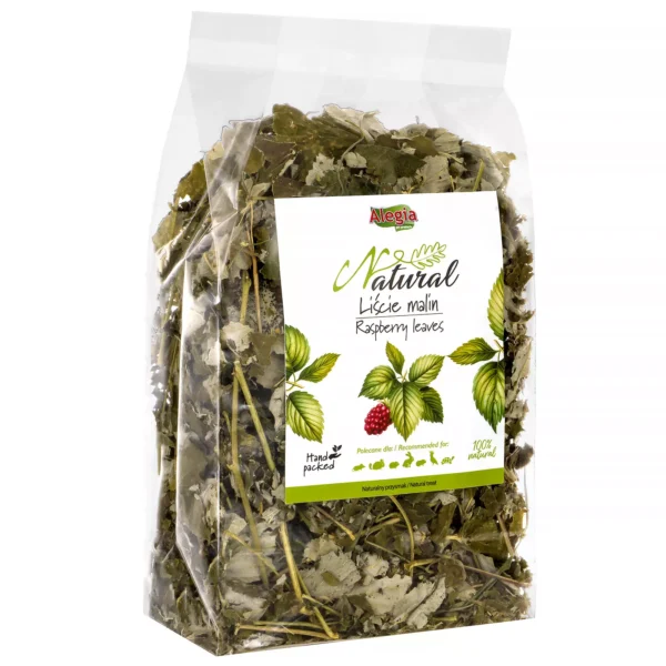 Alegia Natural Liście Malin 90g - dla gryzoni, gadów
