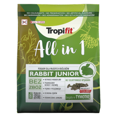 Tropifit All in 1 Rabbit Junior karma dla młodych królików 500g