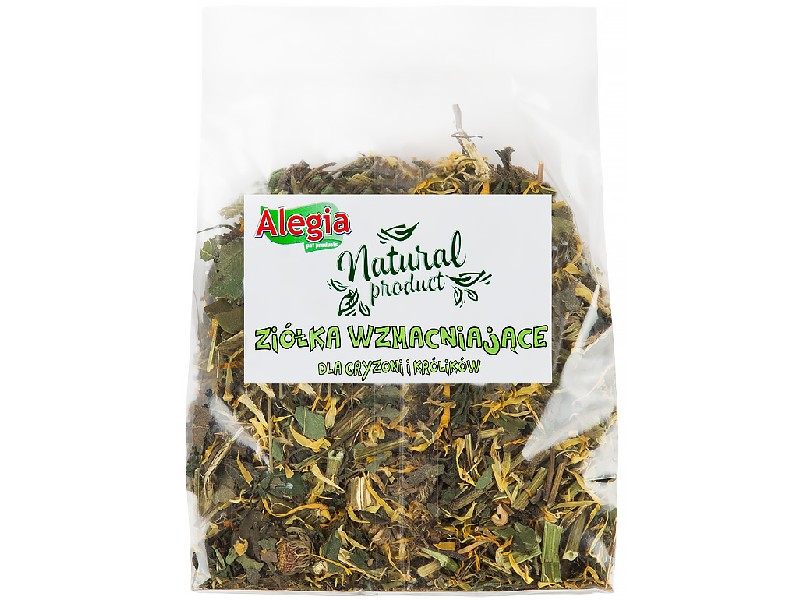 Alegia Natural ziółka wspomagające 90g - dla gryzoni, gadów