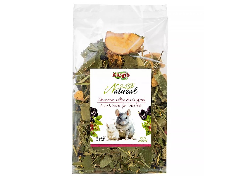 Alegia Natural Owocowe Ziółka dla szynszyli 130g
