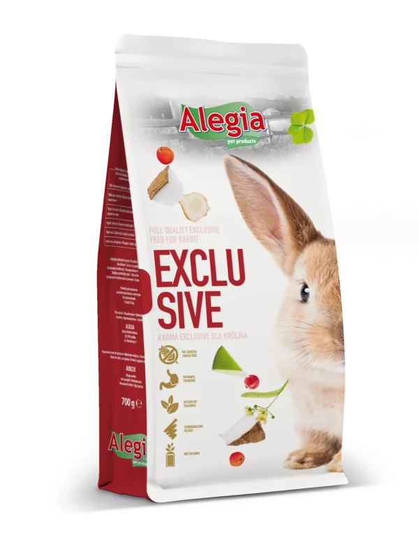 Alegia Exclusive Królik 700g karma dla królika