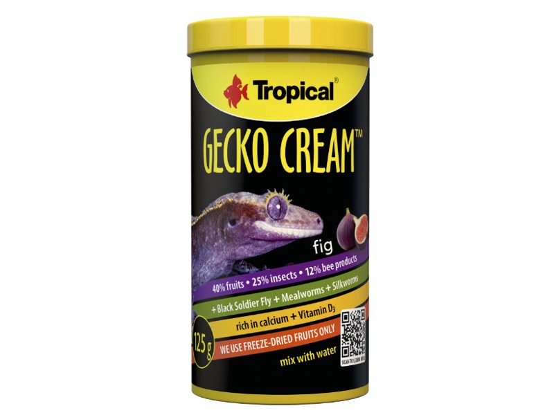 Gecko Cream Fig 250ml/125g pokarm dla gekonów orzęsionych