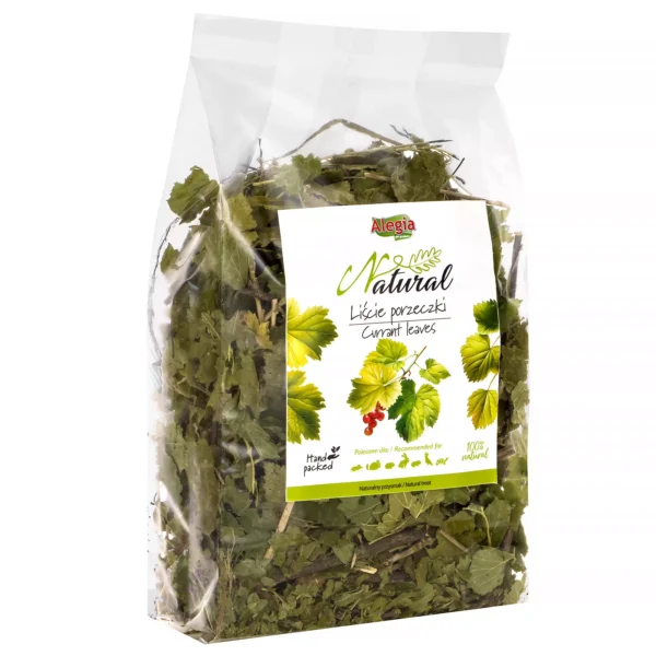 Alegia Natural Liście Porzeczki 90g - dla gryzoni, gadów