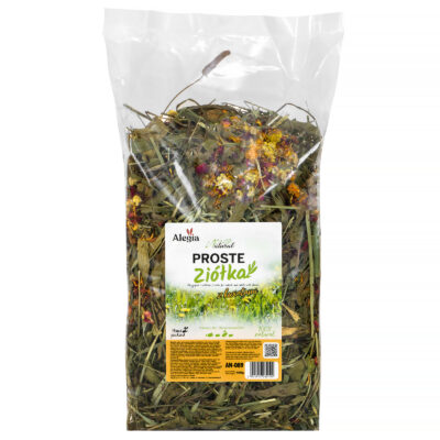 6f326657d772dc4b3541dc4f5f69ace6.jpg Alegia Natural proste ziółka z kwiatami 400g - dla gryzoni, gadów