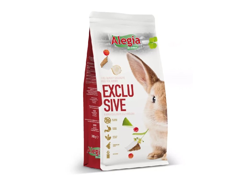 Alegia Exclusive Królik 700g karma dla królika