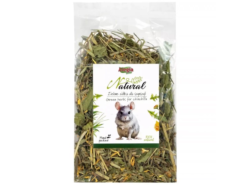 Alegia Natural Zielone Ziółka dla szynszyli 120g