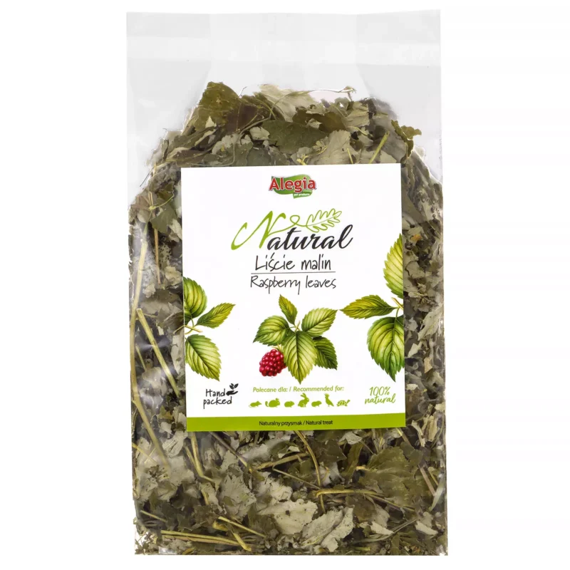 Alegia Natural Liście Malin 90g - dla gryzoni, gadów