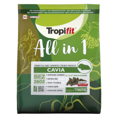 Tropifit All in 1 Cavia bezzbożowa karma dla kawii domowej 1,75kg