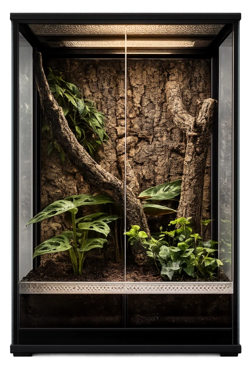 Terrarium dla gekona płaczącego