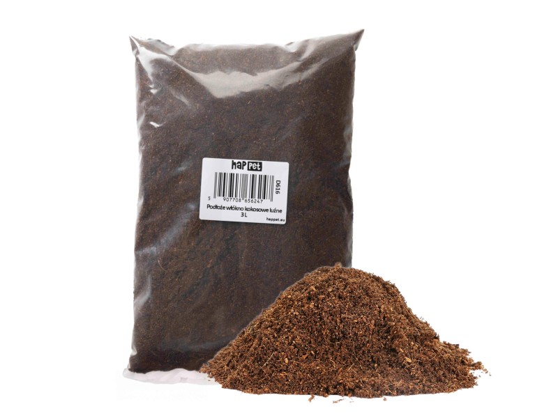 Podłoże włókno kokosowe torf 3L luźne