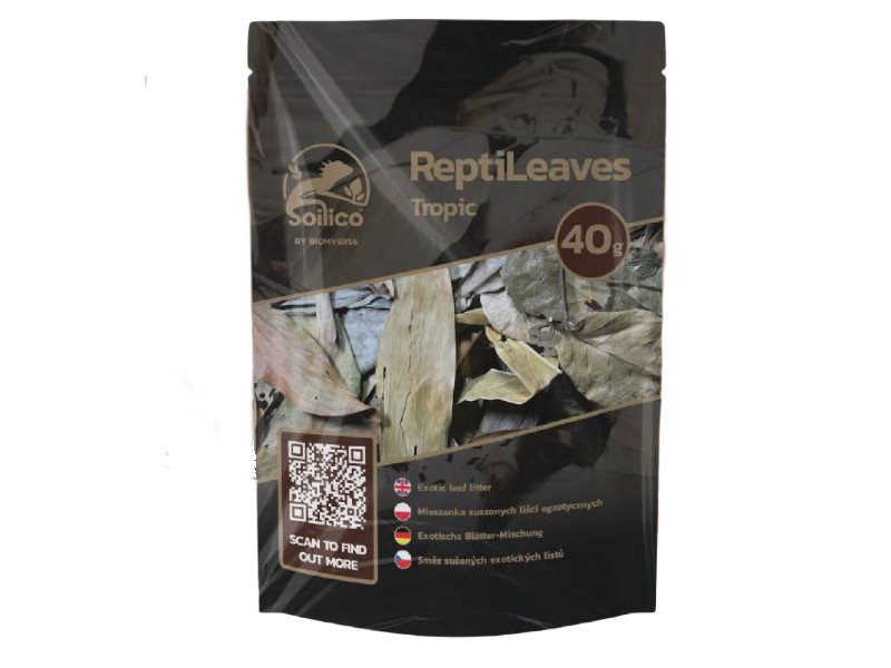 ReptiLeaves Tropic 40g tropikalne liście do terrariów