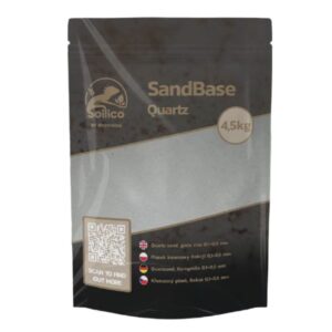 Soilico SandBase Quartz 4,5kg piasek kwarcowy do terrarium akwarium