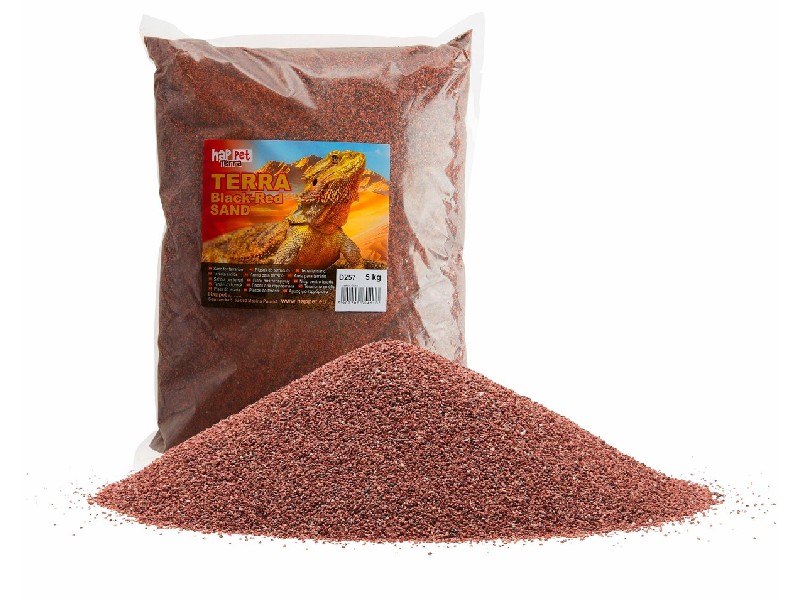 Piasek do terrarium czerwony 1 kg