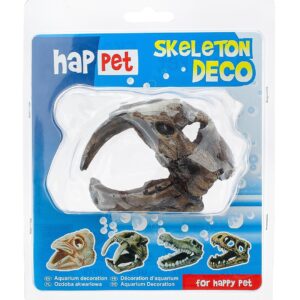 Dekoracja Ozdoby akwariowe - czaszka z kłami Happet