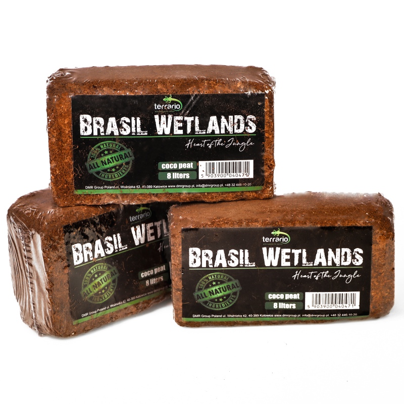 Terrario Brasil Wetlands 7l 650g podłoże z włókien kokosa