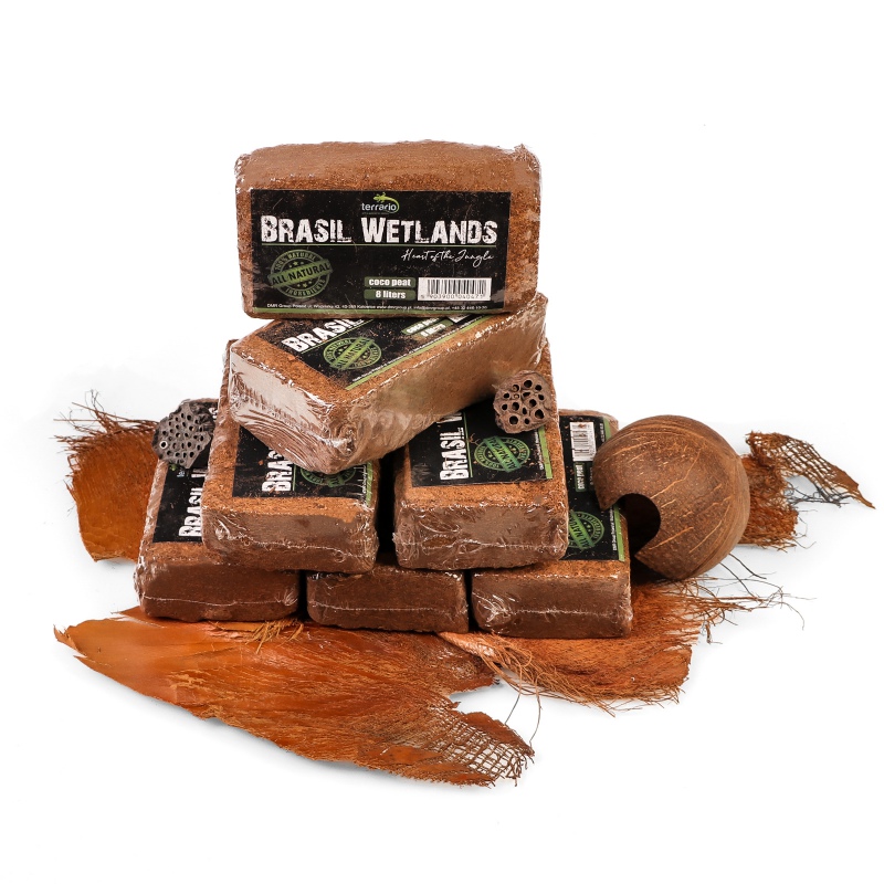 Terrario Brasil Wetlands 7l 650g podłoże z włókien kokosa