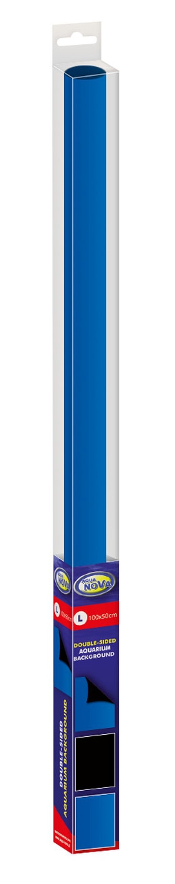 100x50cm tło akwariowe lub do terrarium cięte na wymiar czarne/niebieskie