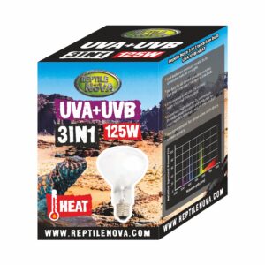 Żarówka 3w1 UVA-UVB Reptile Nova 125W