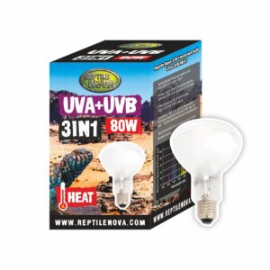 Żarówka 3w1 UVA-UVB Reptile Nova 80W