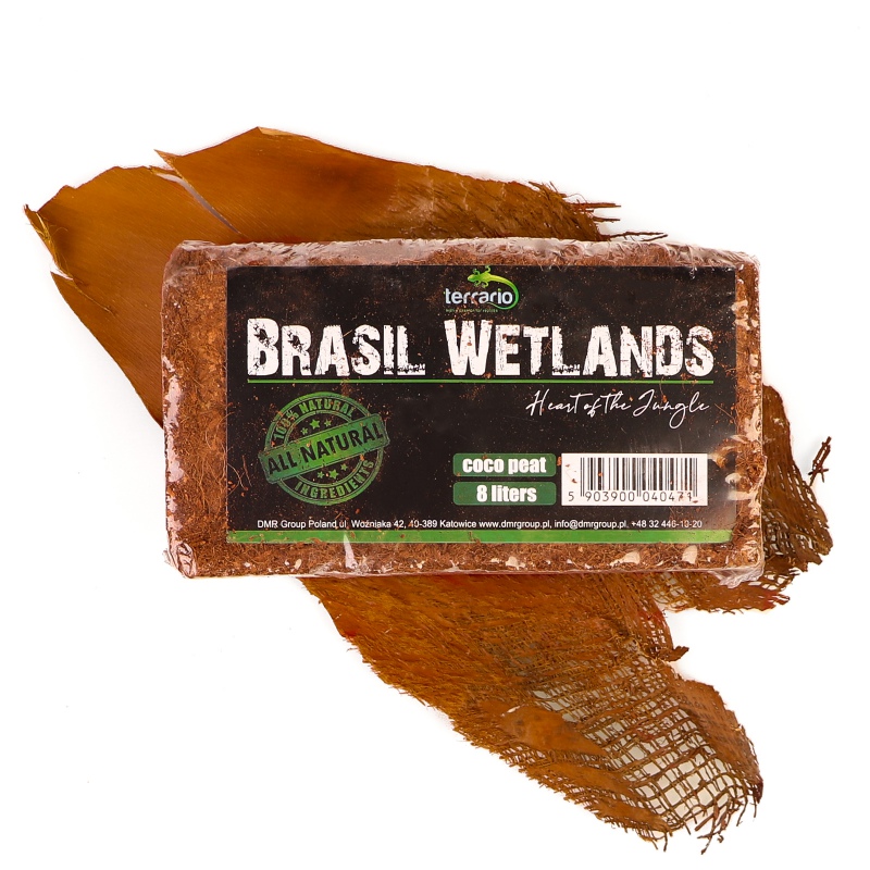 Terrario Brasil Wetlands 7l 650g podłoże z włókien kokosa