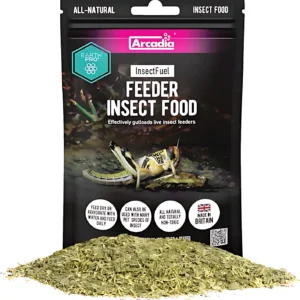 Aktualne opakowanie Arcadia Insect Fuel – pokarm dla owadów karmowych