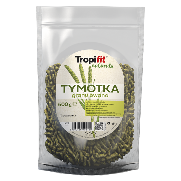 31ab834428c9a172dc0474f897ddd936 Tropifit Naturals Tymotka granulowana 600g - obrazek 1