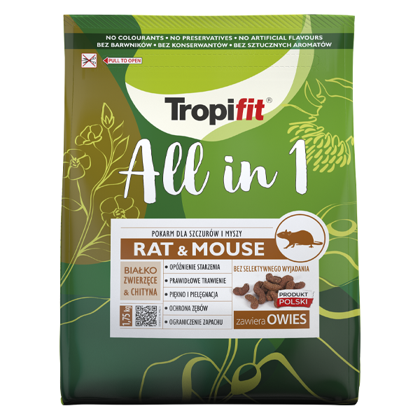 44527ae691a5f743fb152b01ff0664c1 Tropifit All in 1 Rabbit Junior – karma dla młodych królików 1,75 - obrazek 1