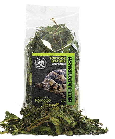 4c26707e2bef3497a1ce5a5b24e3fe1d Komodo Tortoise Leaf Mix 100g - zioła lecznicze dla żółwi - obrazek 1