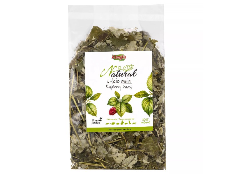 52fcaf629a1dca6d771e2001de694b5a Alegia Natural Liście Malin 90g - dla gryzoni, gadów - obrazek 1