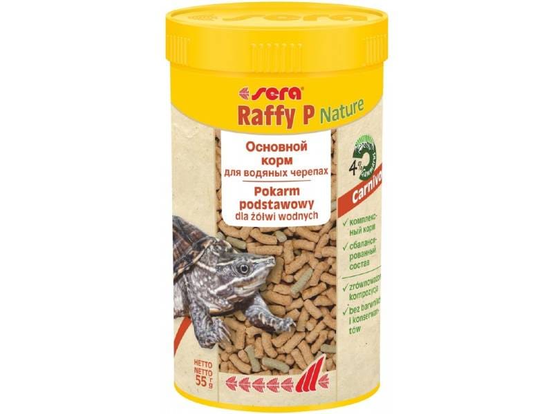 6ca2a04916b1b55ed3fcd5a37e0fc12e Sera Raffy P Nature 250 ml pokarm podstawowy - obrazek 1