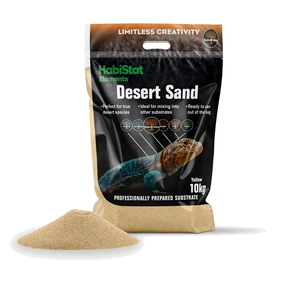 HabiStat Desert Sand Yellow 10 kg – ciemne opakowanie serii Elements