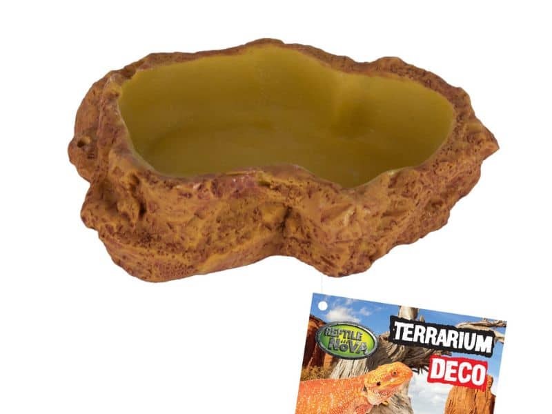 xr:d:DAGB8vNg6c4:5,j:1983134094424754767,t:24040919 żółta miseczka do terrarium reptile nova