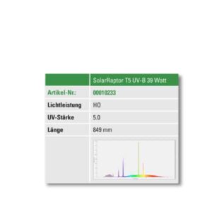 specyfikacja solar raptor t5 39W