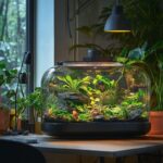 terrarium z podłoże dla roślin