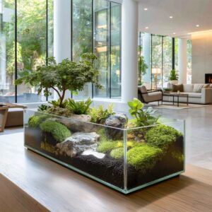 paludarium w salonie