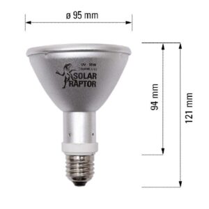 Solar Raptor 35W Flood HID lampa metahalogenowa