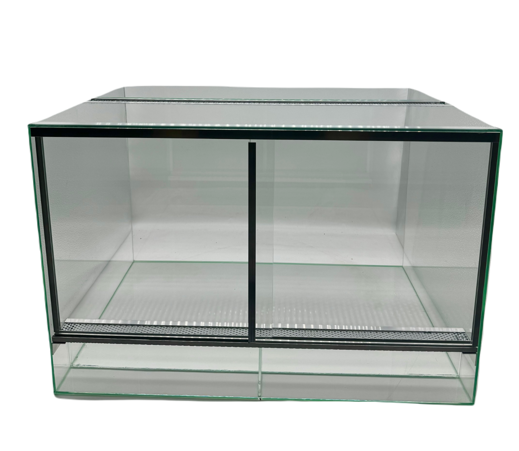 Szklane terrarium Zmiennocieplne 120 × 50 × 50 cm z przesuwnymi szybami