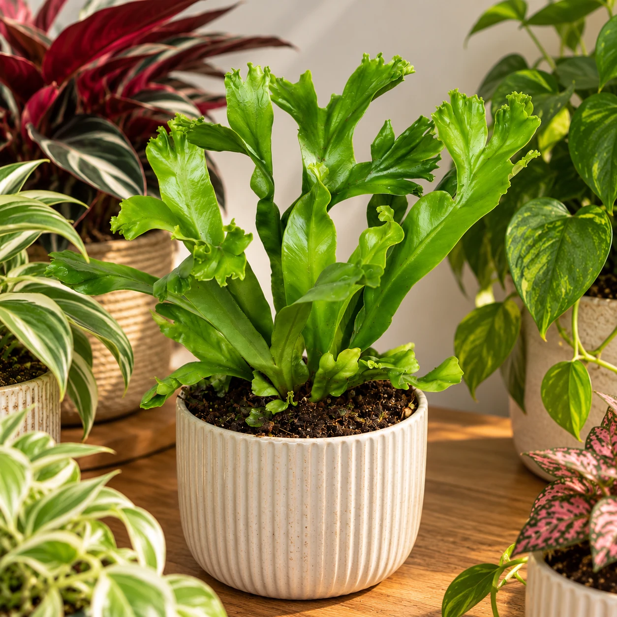 Asplenium antiquum Leslie — zdjęcie rośliny 2