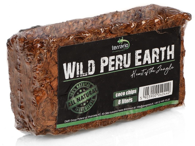 Terrario Wild Peru Earth 7l podłoże z zrębków kokosa