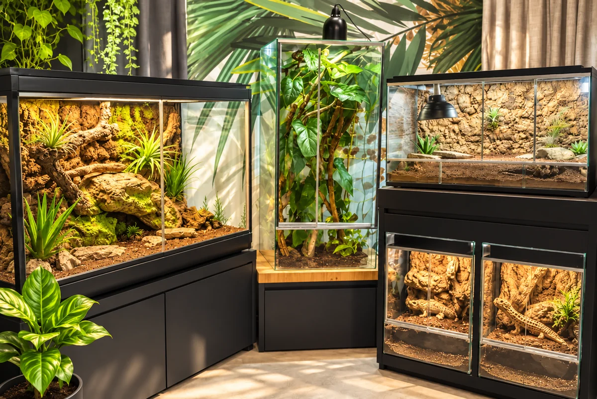 Aranżacje terrariów i rośliny w sklepie Turtles.pl